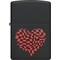 Zippo 2024 Zippo Heart Design, Black Matte ZIP-48719 - alternate 1